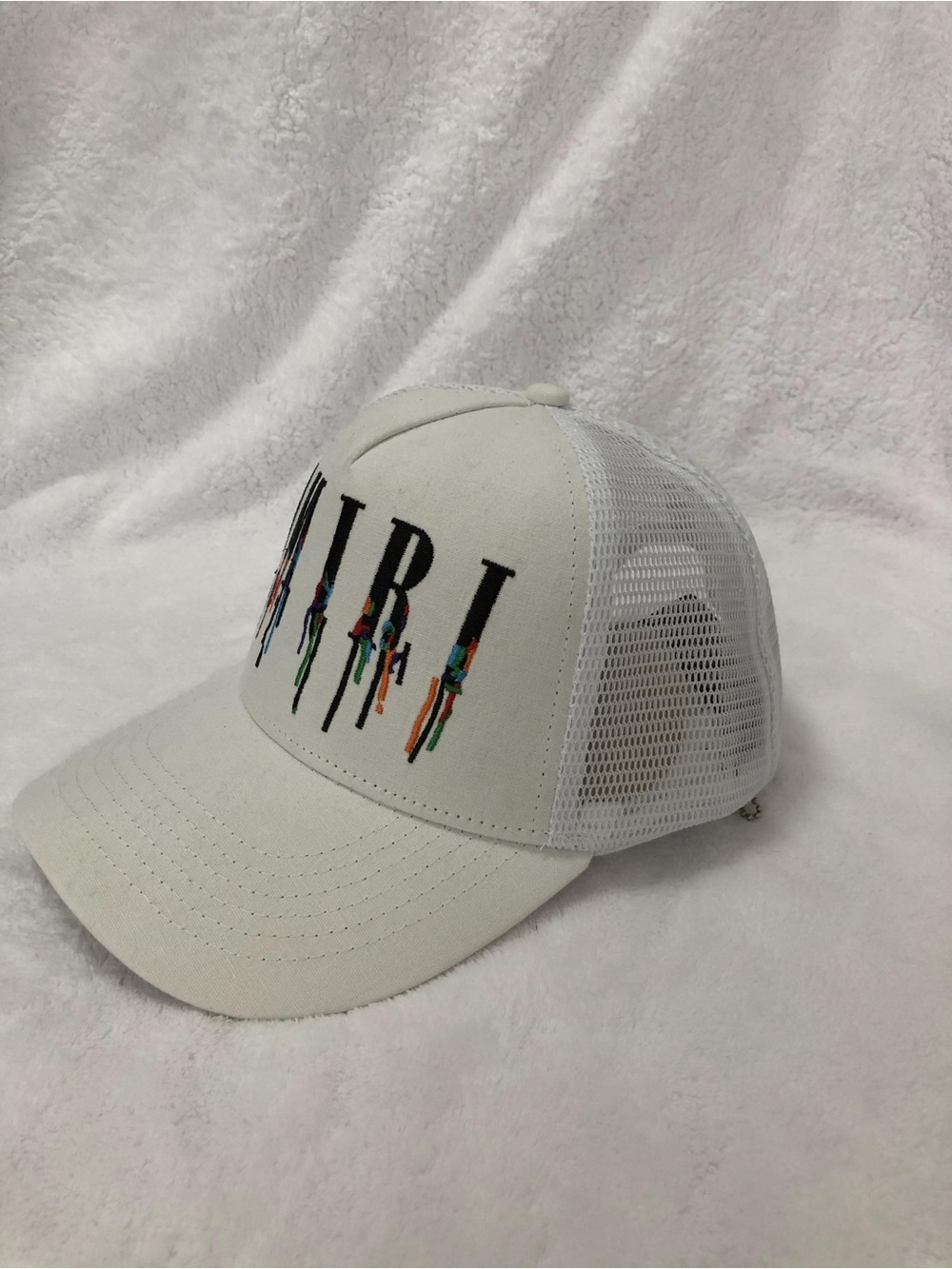 AMIRI Classic Embroidered Label baseball cap Trucker Hat - Picture 6 of 13